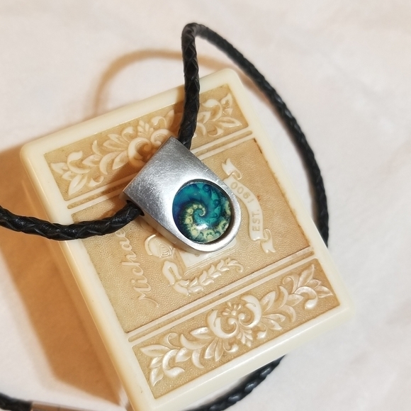 Vintage Allegria Designs Australia Art Glass Necklace - Picture 4 of 5